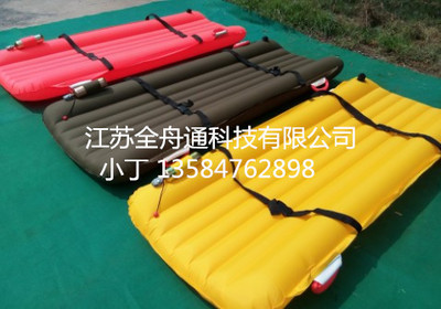 创新水域救援装备 漂浮与折叠充气担架的全能守护