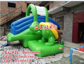 蓝客游乐设备 充气水滑梯加盟新蓝海，打造夏日财富引擎